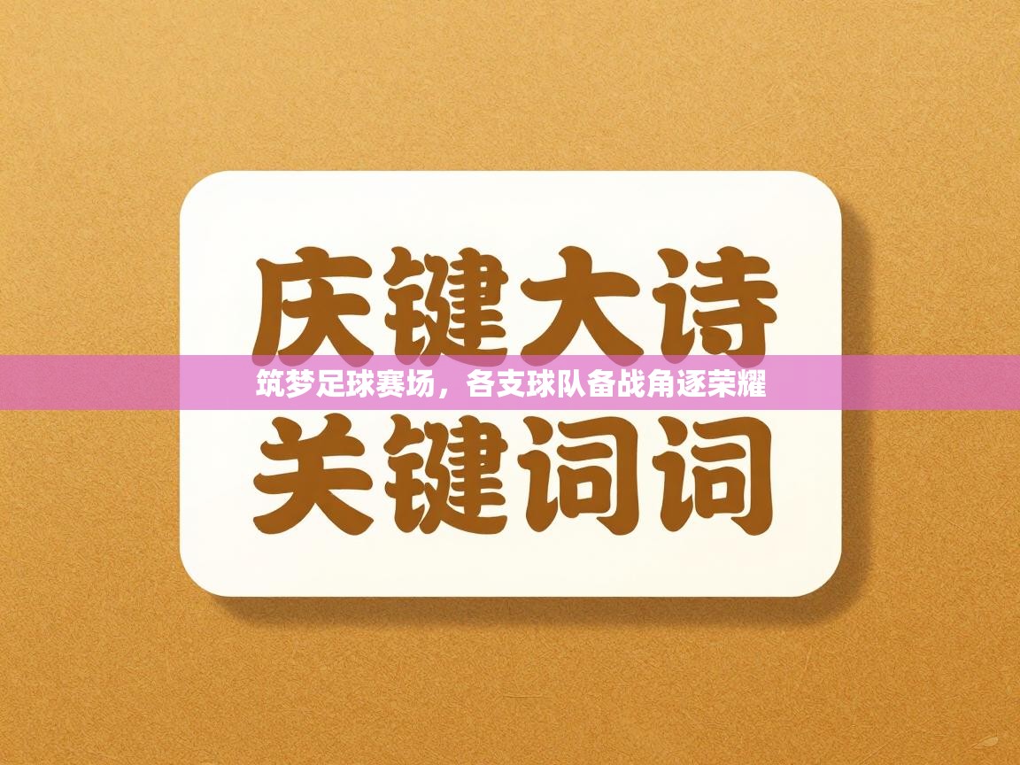 筑梦足球赛场，各支球队备战角逐荣耀  第1张